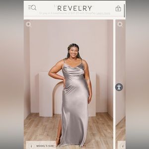 Revelry Skye Satin Taupe